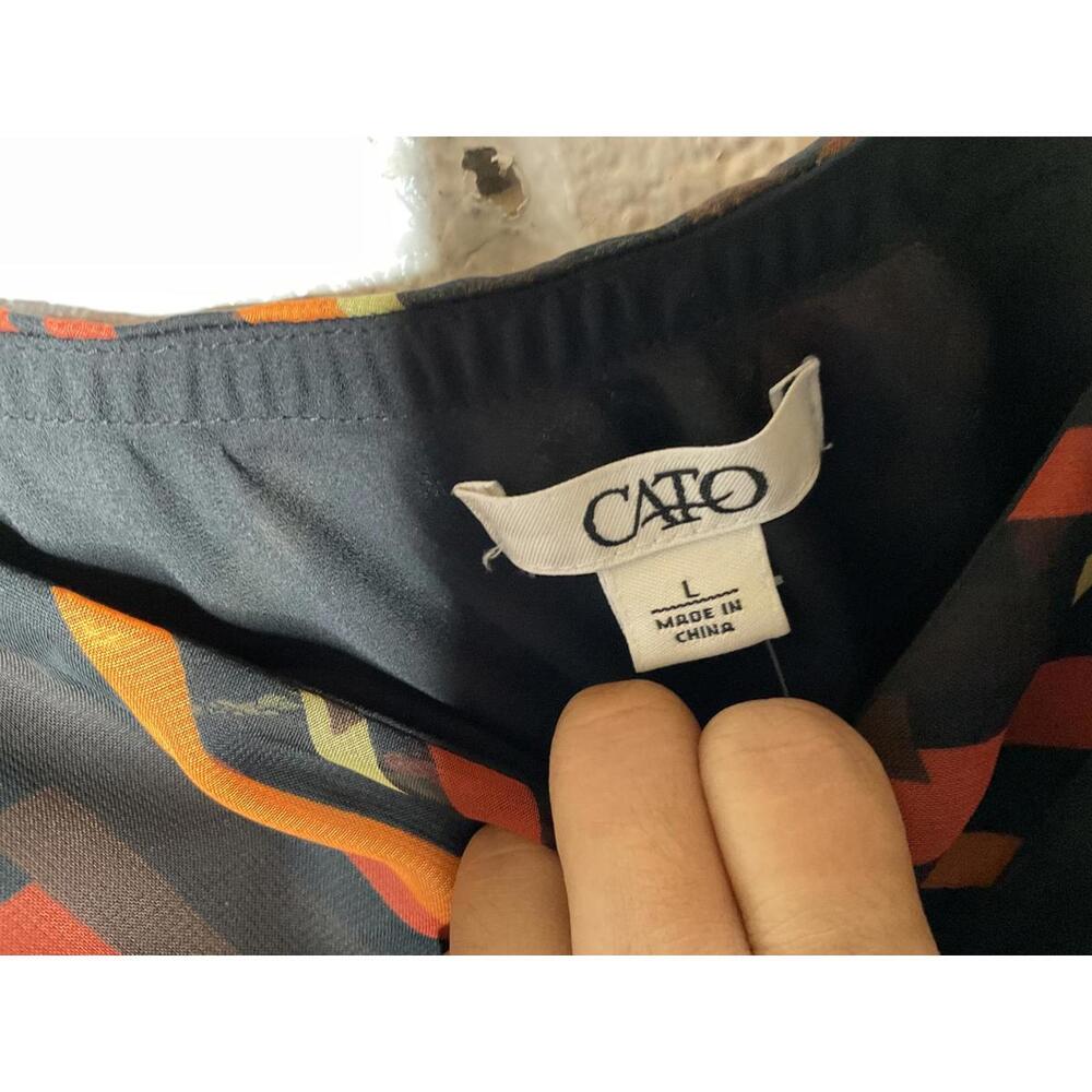 < NWT Cato Multi-Colored Skirt Size Large > - Picture 2 of 3